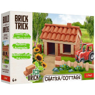 Brick Trick construim din cărămizi: Colibă joc de construcție cu 85 de piese - Trefl