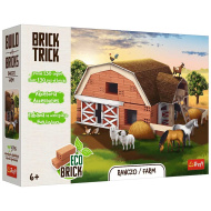 Brick Trick construim din cărămizi: Fermă joc de construcție cu 130 de piese - Trefl