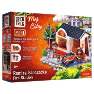 Brick Trick construim din cărămizi: My City Pompieri joc de construcție cu 50 de piese - Trefl