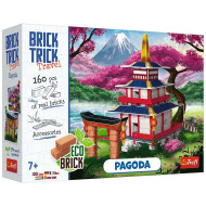 Brick Trick construim din cărămizi: Pagodă joc de construcție cu 160 de piese - Trefl