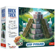 Brick Trick construim din cărămizi: Piramidă în trepte, joc de construcție cu 210 piese - Trefl