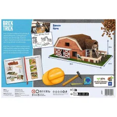 Brick Trick construim din cărămizi: Fermă 130 de piese joc de construcție - Trefl imaginea 2
