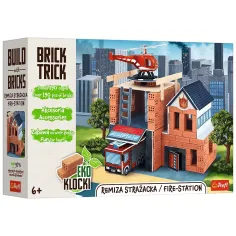 Brick Trick construim din cărămizi: Pompieri 190 de piese joc de construcție - Trefl