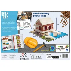 Brick Trick din cărămizi: Casă de vară 120 de piese joc de construcție - Trefl imaginea 2