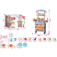 Bucătărie de joacă pentru băieți cu accesorii 55x20x36cm