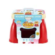 Bucătărie de joacă set transportabil 32x35,5x23cm