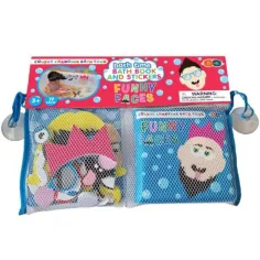 Buddy & Barney Carte de baie cu schimbare de culoare și autocolante - Fețe amuzante