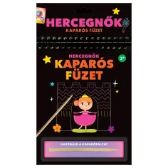 Carnet de activități cu răzuire - Prințese