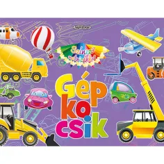 Caiet de autocolante cu creioane colorate - Caiete cu mașini