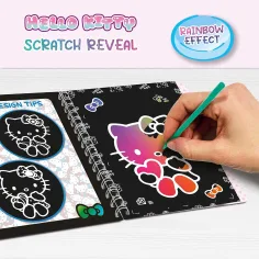 Caiet de zgâriere Hello Kitty - Lisciani imaginea 3