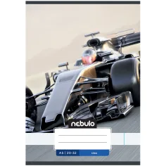 Nebulo: Caiet simplu cu model de mașină de curse cu foc 20-32 A/5
