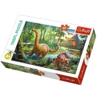 Călătoria dinozaurilor 60 bucăţi puzzle - Trefl