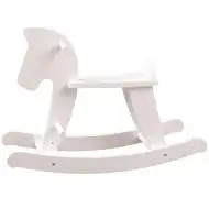 Căluţ alb din lemn - Woodyland