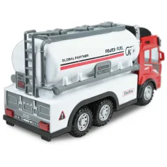 Camion cisternă de combustibil cu efecte de lumină cu telecomandă RC Scara 1/43 27 MHz 21cm imaginea 2
