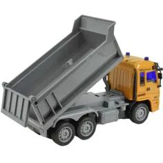 Camion de construcție cu telecomandă RC cu efecte de lumină 27MHz 20cm în diverse versiuni 1bucată imaginea 3