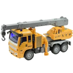Camion de construcție cu telecomandă RC cu efecte de lumină 27MHz 20cm în diverse versiuni 1bucată imaginea 6