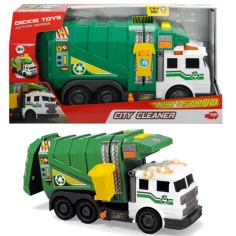 Mașină de gunoi de 39cm cu lumini și sunete - Dickie Toys
