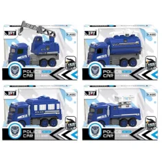 Camion de poliție alb-albastru mai multe variante imaginea 2