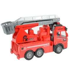 Camion de pompieri cu telecomandă RC cu coș de ridicare cu efecte de lumină scară 1/43 27 MHz 21cm ​ imaginea 4