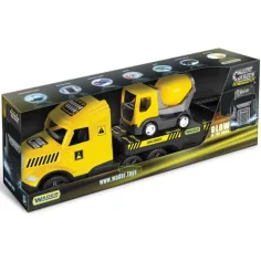 Camion Magic Truck Technic cu malaxor de beton 79 cm - Wader
