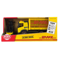 Camion Volvo DHL cu stivuitor - Dickie Toys