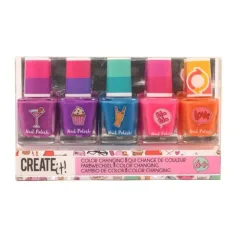 Canenco: Creează-l! Set de 5 lacuri de unghii cu culori schimbătoare