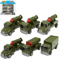Car Model: Set de 6 mașini militare mici