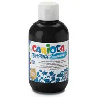 Carioca: Tempera negru 250ml