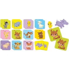 Carotina Baby: Joc de memorie - Pui de animale imaginea 2