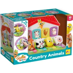 Carotina Baby: Joc educativ cu animale de fermă - Lisciani