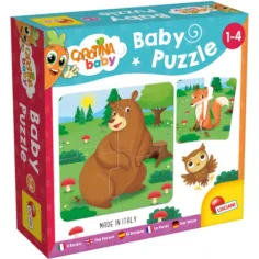 Carotina Baby: Puzzle cu animale de pădure