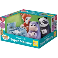 Carotina Baby: Super Mommy animale și puii lor joc de dezvoltare a abilităților - Lisciani