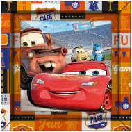 Cars 60 bucăți puzzle cu ramă - Clementoni