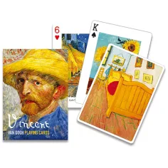 Cărți de rummy Vincent van Gogh 55 de foi - Piatnik