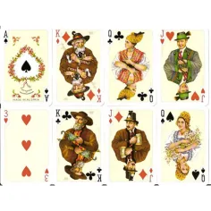 Cărți remi de lux - Folklore 2x55 lap - Piatnik imaginea 2