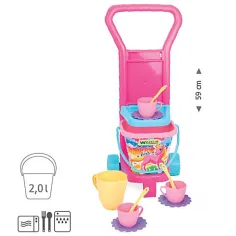 Cărucior de tras cu set picnic - Wader imaginea 2
