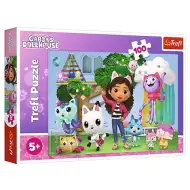 Casa de păpuși a lui Gabby 100 bucăți puzzle - Trefl