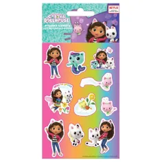 Casa de păpuși a lui Gabby set autocolant autoadeziv 8x12cm foi 5 bucăți