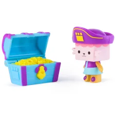 Casa de păpuși a lui Gabi: Set de joacă Bebelușul Pisicuță și cufărul cu comori - Spin Master imaginea 2