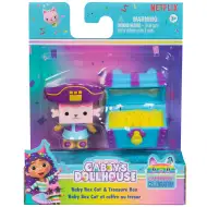 Casa de păpuși a lui Gabi: Set de joacă Bebelușul Pisicuță și cufărul cu comori - Spin Master