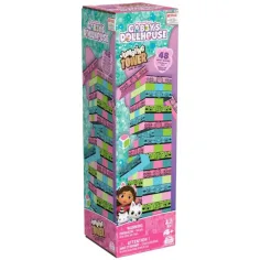 Casa de păpuși Gabby: joc Jenga de construit turnuri colorate - Spin Master