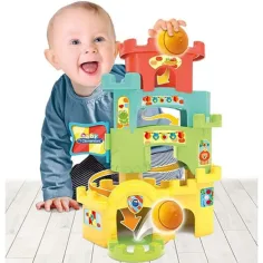 Castel pistă de biluțe jucărie de baby - Clementoni baby imaginea 5