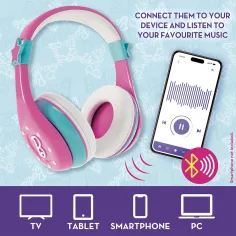 Căști Bluetooth Barbie - Lisciani imaginea 2