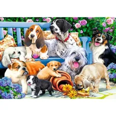 Câini în parc puzzle 1000 de piese - Trefl imaginea 2