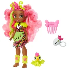 Cave Club: Fernessa set de joacă cu Ptilly - Mattel imaginea 2