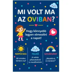 Ce s-a întâmplat azi la grădiniță? set de 70 de carduri pentru conversație
