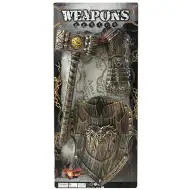 Ciocan cu scut evul mediu și protecție pentru mână