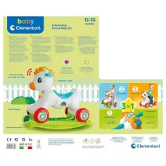 Clementoni Baby: leagăn interactiv 3 în 1 cu ponei imaginea 4
