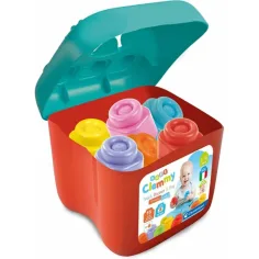 Clemmy Cutie Box cu cuburi moi de construcție - Clementoni