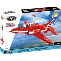 COBI: Joc de construcție – avion BAe Hawk T1 „Red Arrows” (5844) imaginea 1